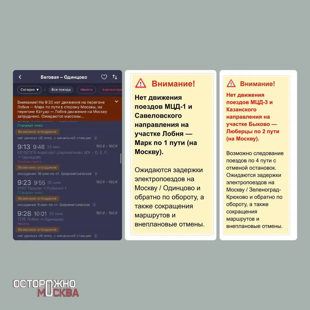 Сильный снегопад привёл к смертельному ДТП на трассе Зарайск — Луховицы, падению деревьев с пострадавшими и частичным отключениям электроэнергии в Подмосковье. На МЦД отмечаются задержки поездов.
