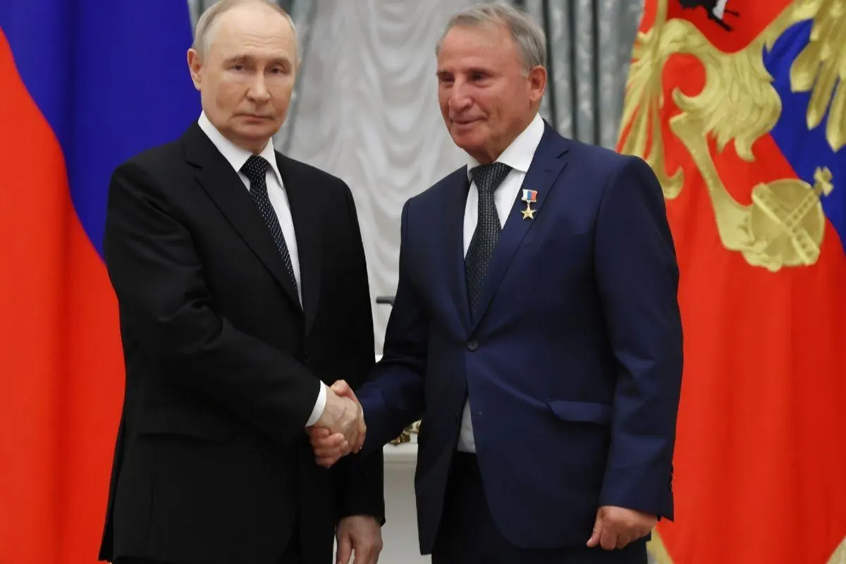 Президент лично наградил жителя Рязани Георгия Свида — вручение состоялось в Кремле.