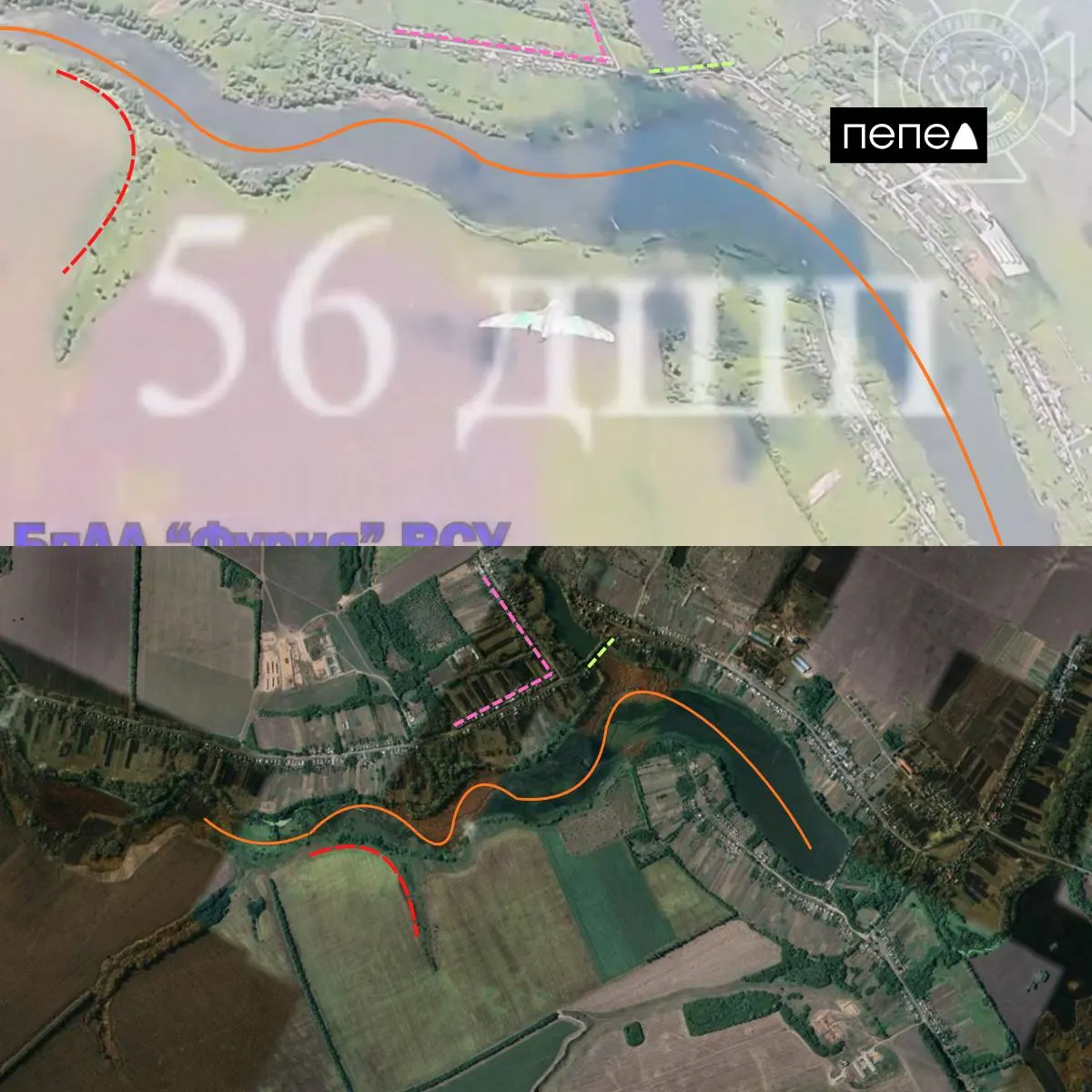 В небе над селом Кульбаки Глушковского района 9 июня был перехвачен украинский разведывательный беспилотник «Фурия». Место съёмки подтверждено геолокацией по спутниковым снимкам.