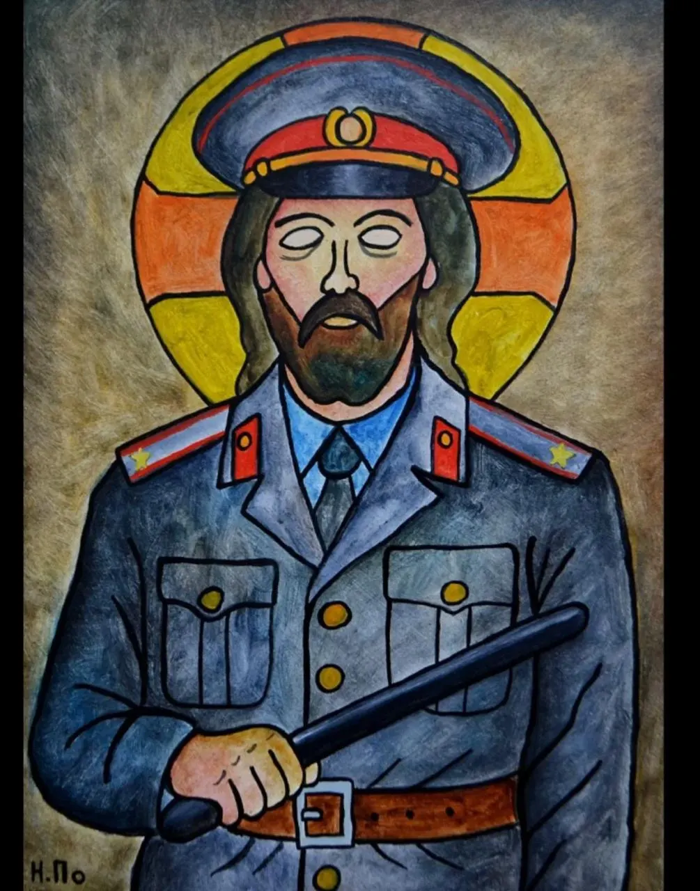 Художник Никита Поздняков рассказал, что 18 июня у него и у знакомых прошли обыски; он проходил допрошенным в ФСБ и Следственном комитете. Поводом может быть дело об оскорблении чувств верующих после московской выставки.