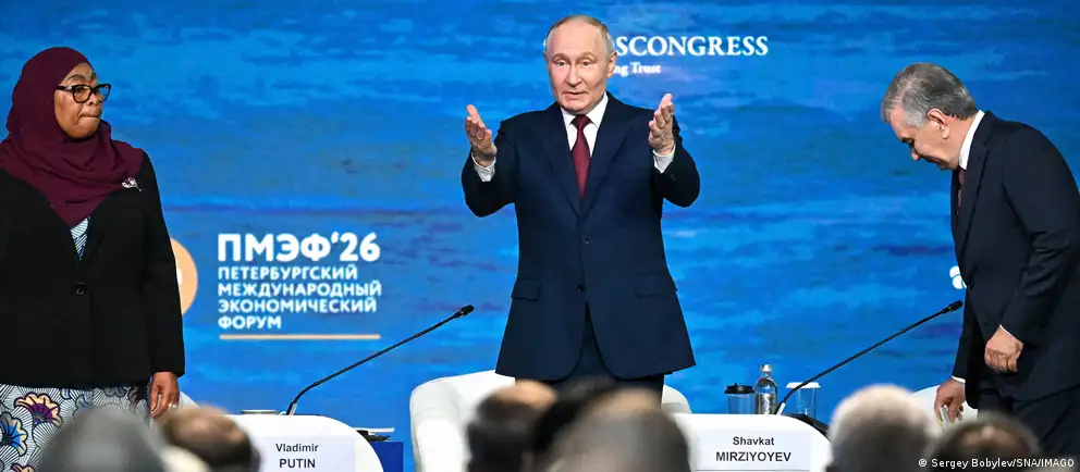 На пленарном заседании ПМЭФ президент признал наличие проблем в экономике, назвал основные макропоказатели и обвинил европейские страны в заморозке российских активов, назвав это «воровством».