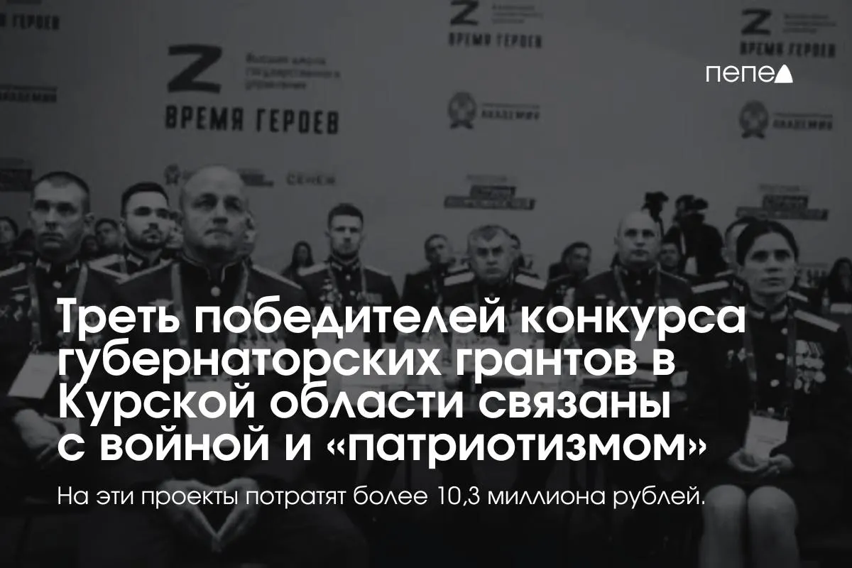 Из 34 победивших проектов 11 посвящены СВО, Великой Отечественной войне и военно‑патриотическому воспитанию; крупнейший грант составил 1 млн рублей, остальные средства распределены между культурными, образовательными и социальными инициативами.