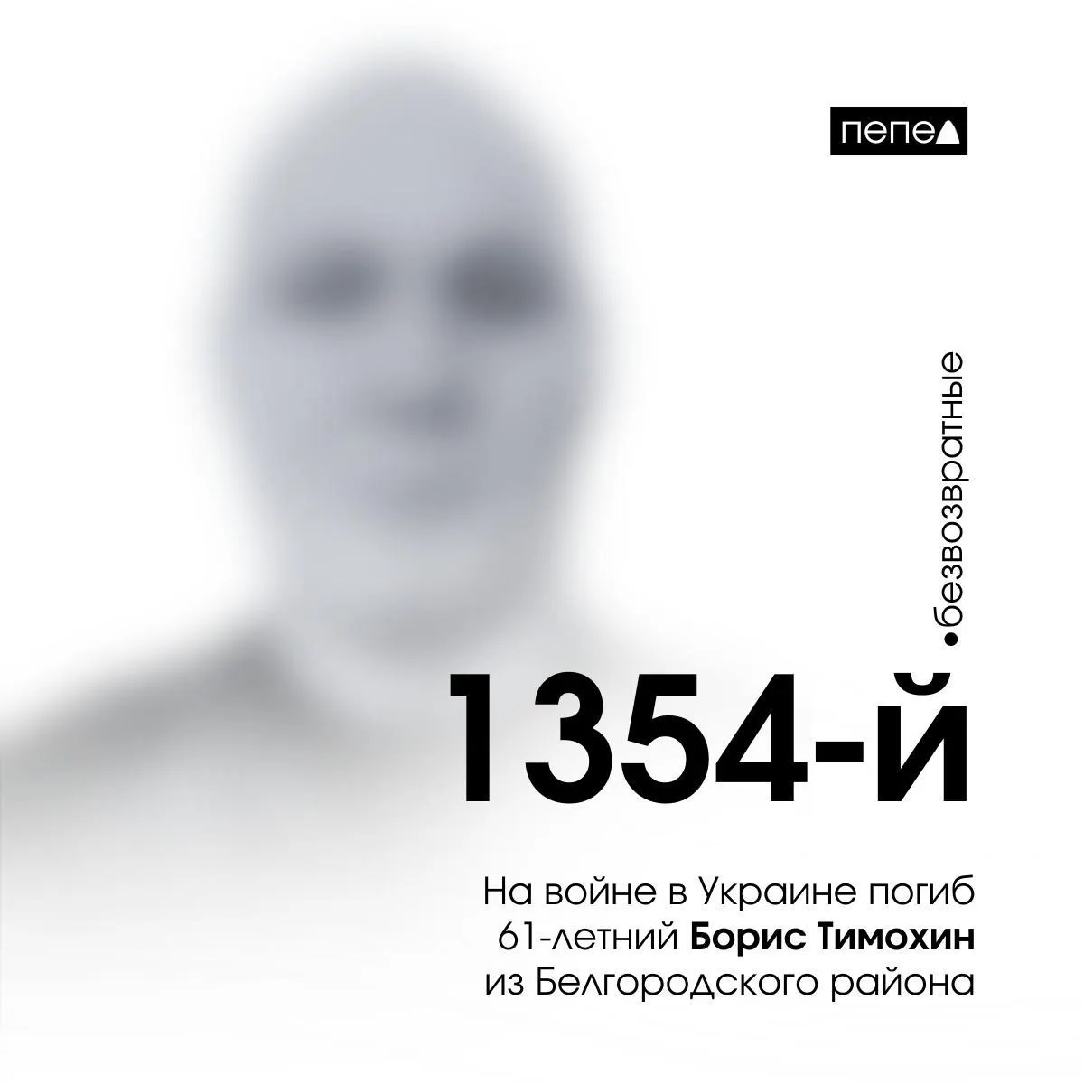 Он заключил контракт 22 февраля и погиб 22 марта; по подсчётам он — 1354-й из 2772 погибших жителей Белгородской области.