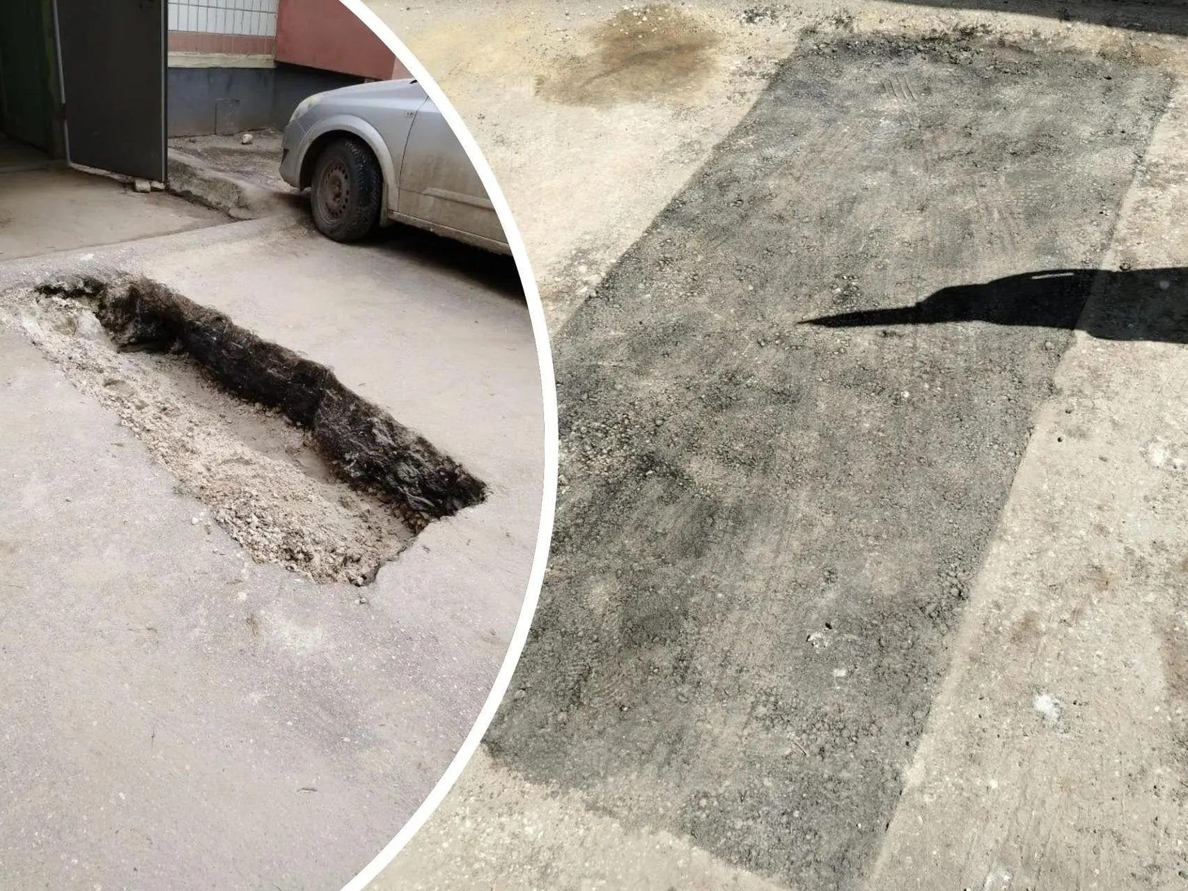 Яму в Рязани засыпали и заасфальтировали — на работы ушло почти полтора месяца после инцидента.