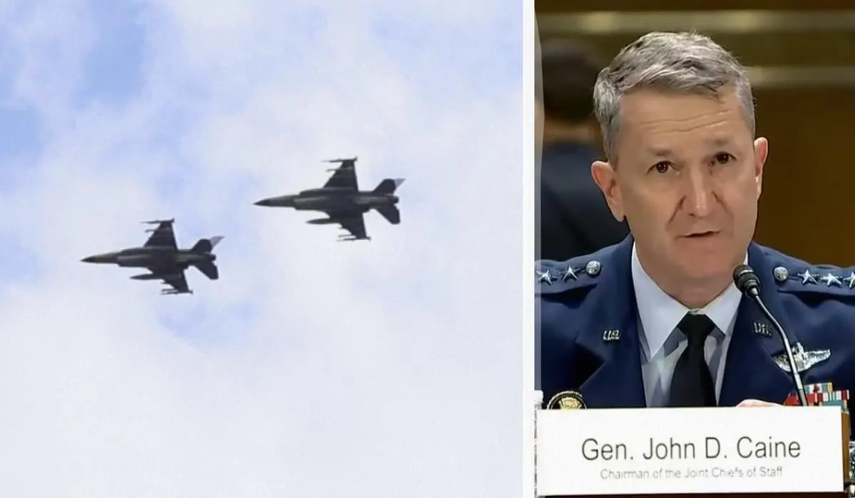 Во время слушаний в Сенате США генерал Джон Кейн отметил рост возможностей украинской обороны: по его словам, F‑16 одержал первую победу в воздушном бою, а промышленность расширяет возможности ПВО и ВВС.