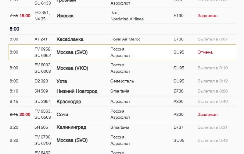 Аэропорт Пулково сообщил о массовых отменах и задержках рейсов: 35 отменённых и 24 задержанных рейса вызваны временными закрытиями воздушного пространства в ряде городов, включая Сочи и Казань.