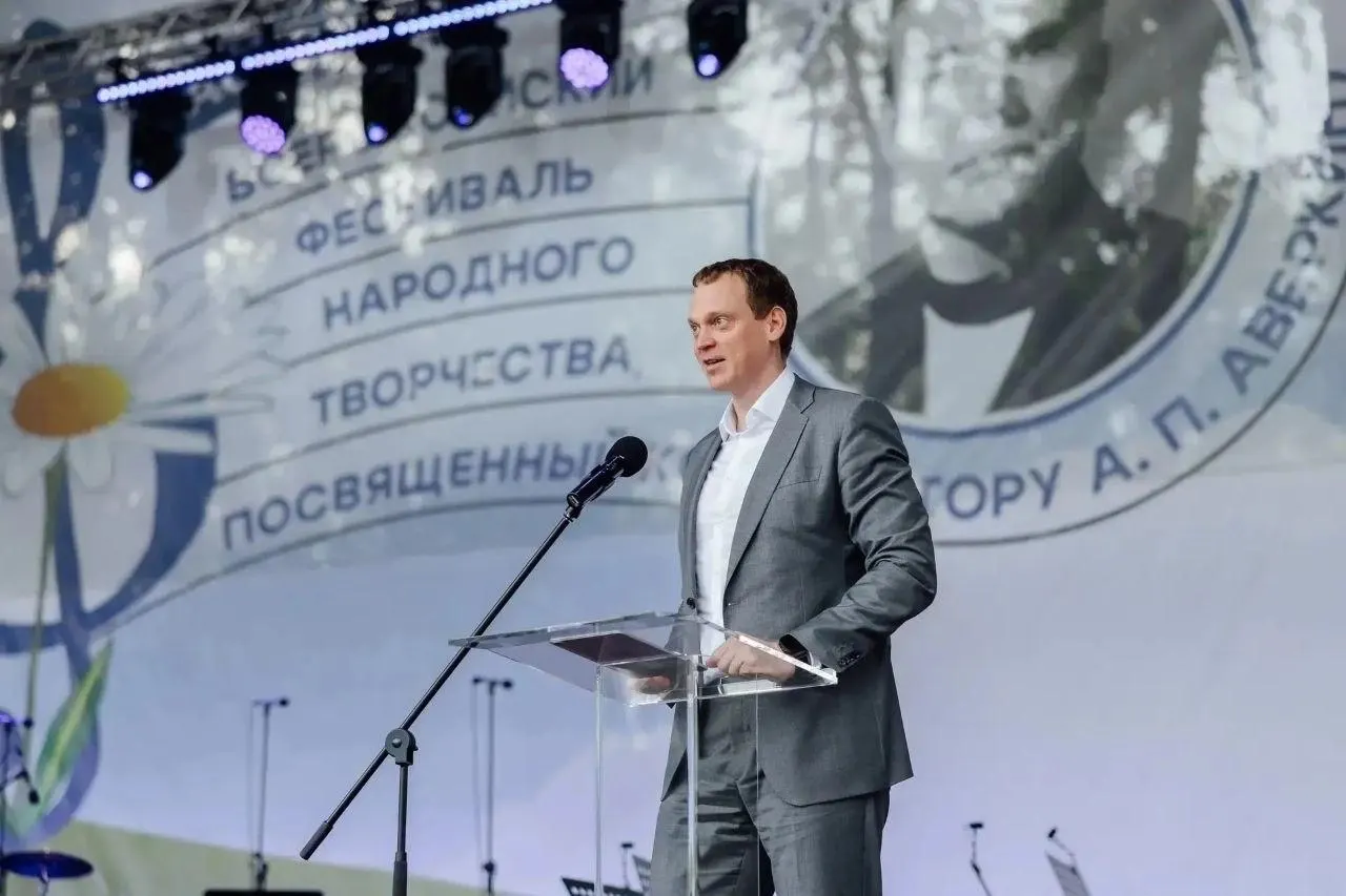 Губернатор Рязанской области Павел Малков совместно с руководителем Росгвардии принял участие в церемонии открытия фестиваля в городе Сасово.