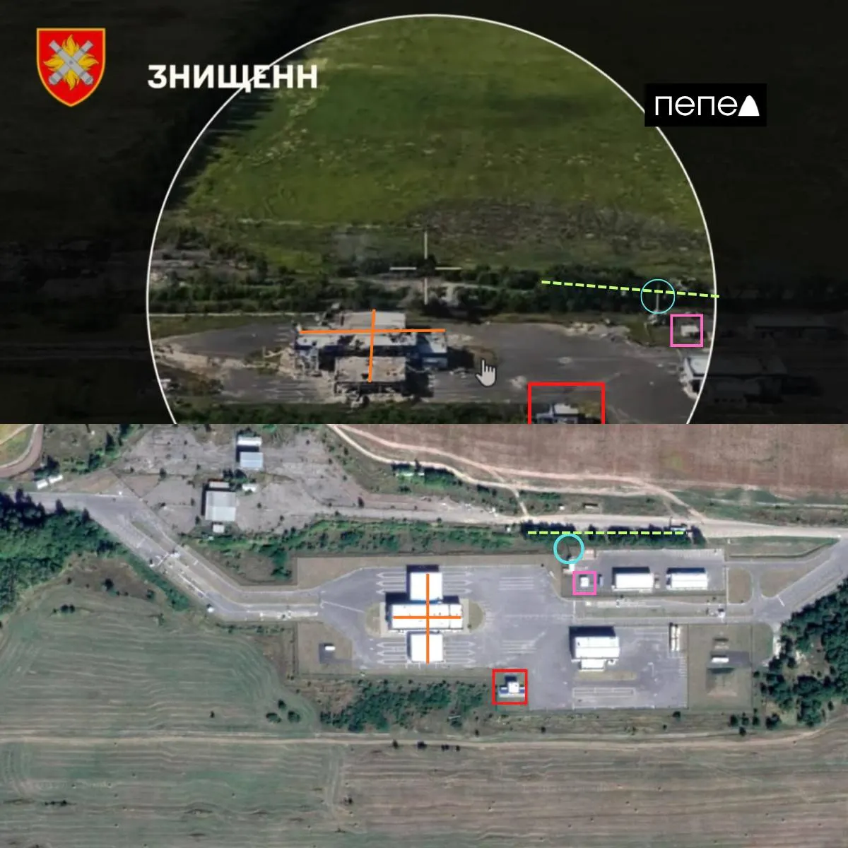 На кадрах, опубликованных 6 июля, видно удары беспилотников по пункту пропуска «Крупец», позициям в районе Комаровки и территории сахарного завода в Тёткино; места атак подтверждены по геолокации.