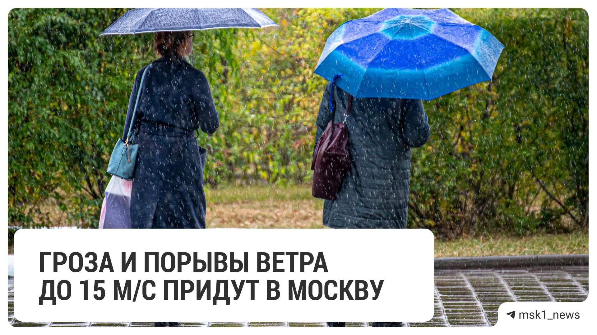 В&nbsp;Москве завтра: гроза, ветер до&nbsp;15&nbsp;м/с&nbsp;и&nbsp;до&nbsp;+30&nbsp;°C