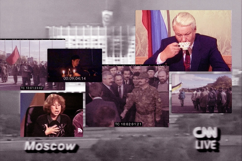 В начале октября 1993 года политическое противостояние между президентом и парламентом в Москве переросло в вооружённые столкновения. В статье кратко изложено, как развивались события — решающие решения, ключевые фигуры, штурм телецентра и Белого дома, жертвы и политические итоги.