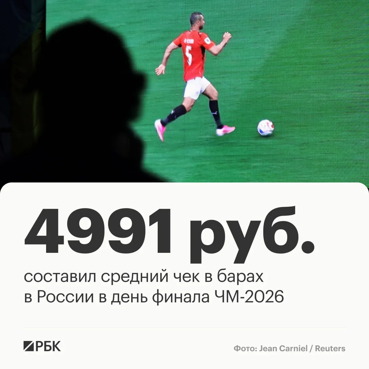 Аналитики отмечают, что средний чек в барах за период 11—19 июля составил 3 970 руб., в день финала — почти 5 000 руб., а в Москве превысил 8 000 руб.