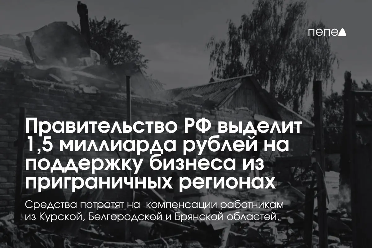 Средства пойдут на частичную компенсацию зарплат сотрудников предприятий в Курской, Белгородской и Брянской областях, находящихся в вынужденном простое в июле—декабре 2026 года.