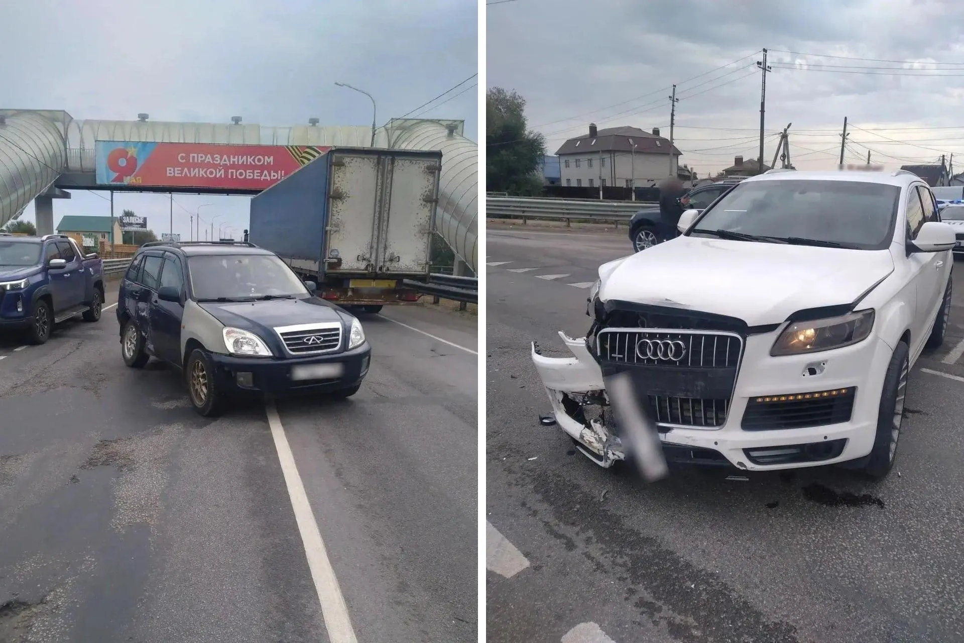 Столкновение двух иномарок в Воронежской области привело к госпитализации женщины; водитель одного авто не уступил дорогу другому.