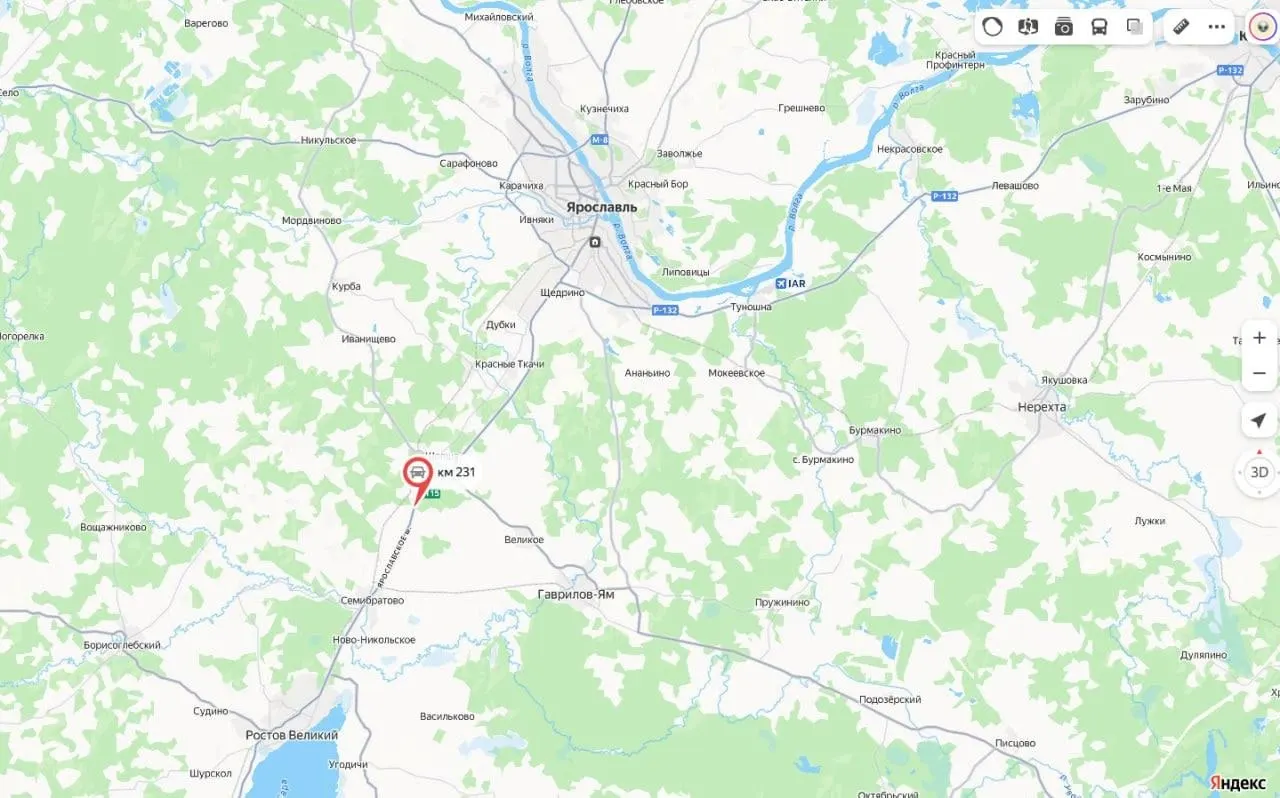 На участке возле деревни Коромыслово ограничат пропускную способность, сузят дорогу и снизят скорость до 40 км/ч в период ремонтных работ на путепроводе.