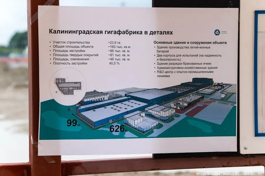 Промышленная загрузка действующих мощностей на калининградской площадке требует усиления, рассматриваются планы дальнейшего расширения производства накопителей энергии.